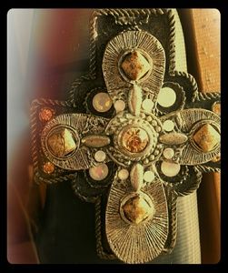 Trible Cross Belt Buckel